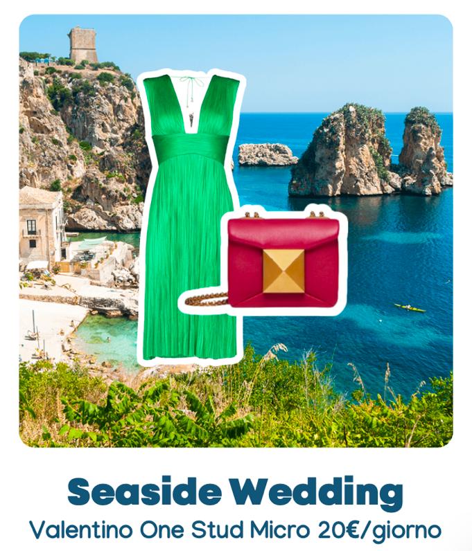 che borsa indossare matrimonio al mare 